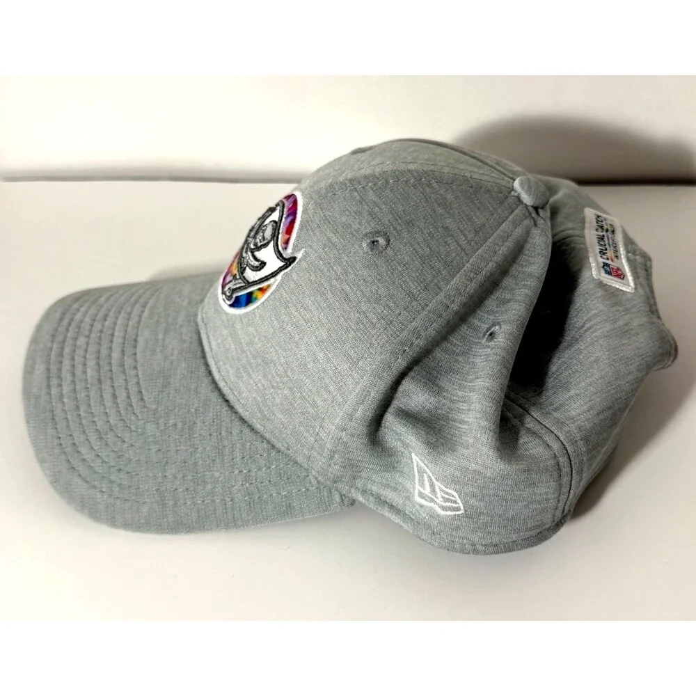 New Era Tampa Bay Buccaneers Crucial Catch Hat Snapback Gray NFL Cancer  Unique